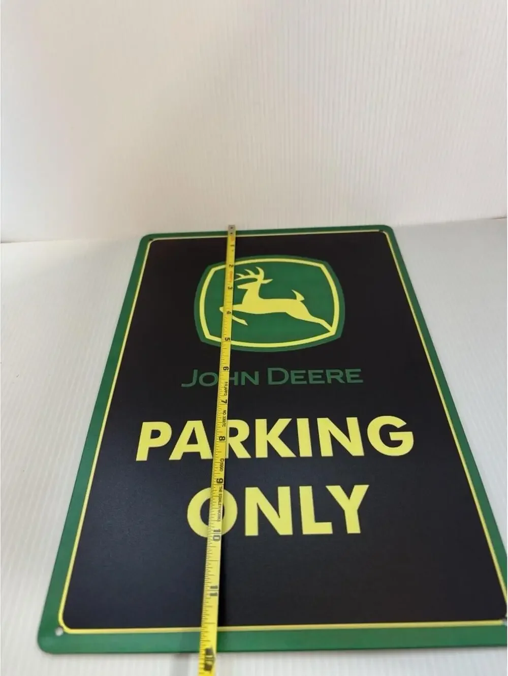 John Deere Parking Only Tin Sign 12x8 Brand New Pre-Drilled Wall Decor NEW